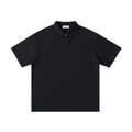 "Bad Bounce" - Loose Cotton Short-Sleeve Polo Shirt