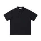 "Bad Bounce" - Loose Cotton Short-Sleeve Polo Shirt