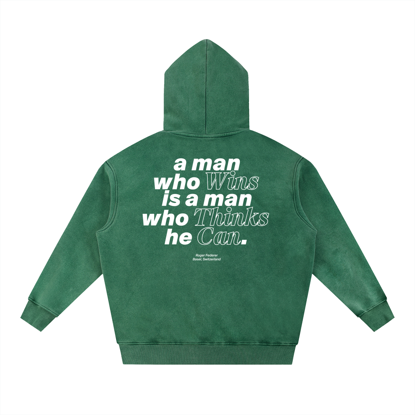 "The Maestro" - Snow Wash Fleece Oversize Hoodie